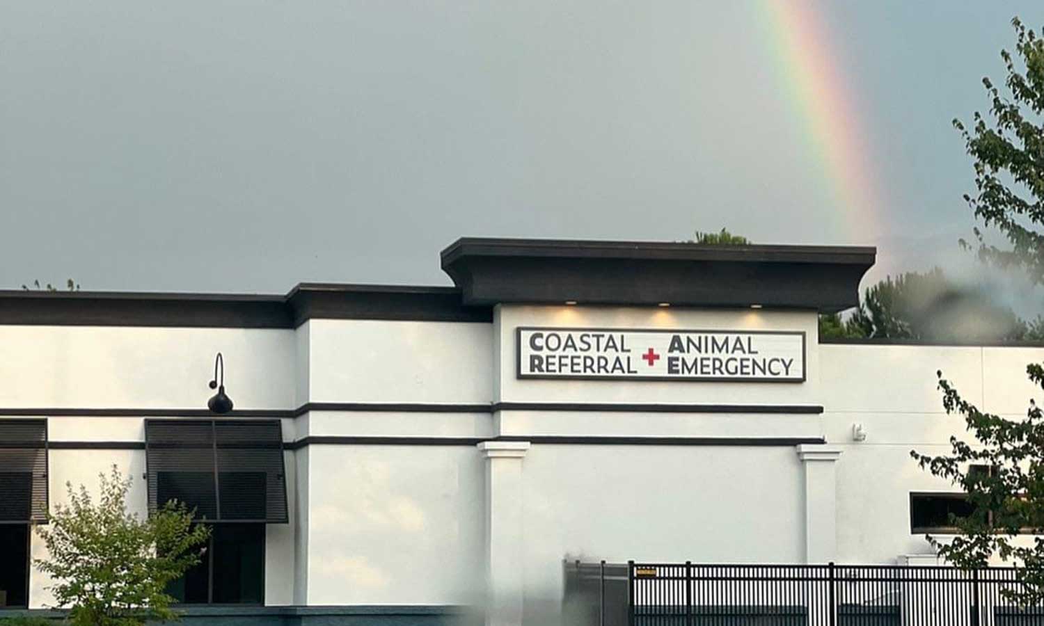 A rainbow over our hospital